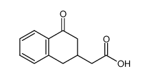 (4-oxo-1,2,3,4-tetrahydro-[2]naphthyl)-acetic acid结构式