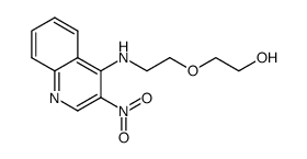 2-{2-[(3-nitroquinolin-4-yl)amino]ethoxy}ethanol结构式