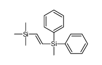 trimethyl-[2-[methyl(diphenyl)silyl]ethenyl]silane Structure