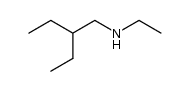 ethyl-(2-ethyl-butyl)-amine结构式