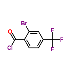 2-Bromo-4-(trifluoromethyl)benzoyl chloride结构式