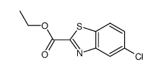 5-CHLORO-2-BENZOTHIAZOLECARBOXYLIC ACID ETHYL ESTER structure