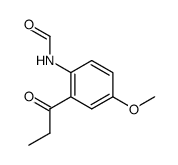 formic acid-(4-methoxy-2-propionyl-anilide)结构式