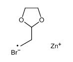 (1,3-DIOXOLAN-2-YLETHYL)ZINC BROMIDE structure