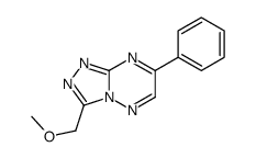 9-(methoxymethyl)-4-phenyl-1,2,5,7,8-pentazabicyclo[4.3.0]nona-2,4,6,8-tetraene结构式