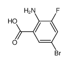 2-amino-5-bromo-3-fluorobenzoic acid structure
