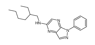 N-(2-ethylhexyl)-1-phenylpyrazolo[3,4-b]pyrazin-5-amine Structure