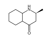 2-Methyl-4-oxodecahydrochinolin (α)结构式