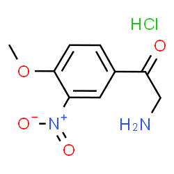 2-AMINO-1-(4-METHOXY-3-NITRO-PHENYL)-ETHANONE HYDROCHLORIDE structure