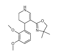 4-(2,3-Dimethoxy-phenyl)-5-(4,4-dimethyl-4,5-dihydro-oxazol-2-yl)-1,2,3,4-tetrahydro-pyridine结构式