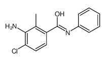 3-amino-4-chloro-2-methyl-N-phenylbenzamide Structure