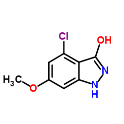 4-Chloro-6-methoxy-1,2-dihydro-3H-indazol-3-one Structure
