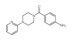 (4-AMINOPHENYL)[4-(2-PYRIDINYL)PIPERAZINO]METHANONE结构式