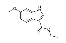 1H-Indole-3-carboxylic acid, 6-Methoxy-, ethyl ester structure