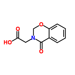 (4-OXO-4 H-BENZO[ E ][1,3]OXAZIN-3-YL)-ACETIC ACID结构式