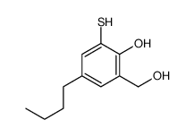 4-butyl-2-(hydroxymethyl)-6-sulfanylphenol Structure