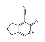 3-oxo-3,5,6,7-tetrahydro-2H-cyclopenta[c]pyridine-4-carbonitrile(SALTDATA: FREE)结构式