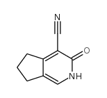 3-oxo-3,5,6,7-tetrahydro-2H-cyclopenta[c]pyridine-4-carbonitrile(SALTDATA: FREE) structure