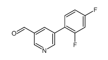 5-(2,4-DIFLUOROPHENYL)NICOTINALDEHYDE picture