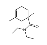 N,N-diethyl-1,3-dimethylcyclohex-3-ene-1-carboxamide Structure