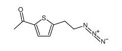 1-[5-(2-azidoethyl)thiophen-2-yl]ethanone Structure