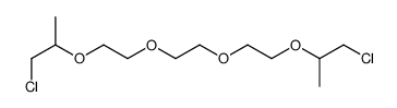 1-chloro-2-[2-[2-[2-(1-chloropropan-2-yloxy)ethoxy]ethoxy]ethoxy]propane结构式