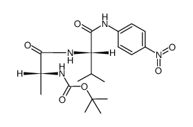 Boc-D-Ala-Val-pNA structure