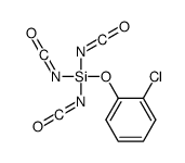 (2-chlorophenoxy)-triisocyanatosilane结构式