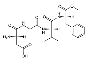 H-Asp-Gly-Val-Phe-OMe结构式