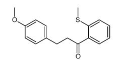 3-(4-METHOXYPHENYL)-2'-THIOMETHYLPROPIOPHENONE结构式