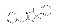 5-benzyl-2-methyl-2-phenyl-3H-1,3,4-thiadiazole Structure