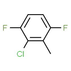 2-Chloro-1,4-difluoro-3-methylbenzene Structure