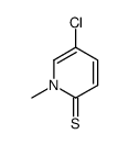 5-chloro-1-methylpyridine-2-thione Structure