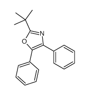 2-tert-butyl-4,5-diphenyl-1,3-oxazole结构式