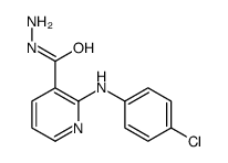 2-(4-chloroanilino)pyridine-3-carbohydrazide结构式
