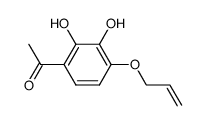 Acetophenone, 4-(allyloxy)-2,3-dihydroxy- (7CI)结构式