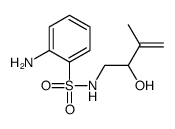 2-amino-N-(2-hydroxy-3-methylbut-3-enyl)benzenesulfonamide Structure