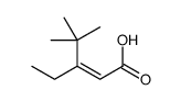 3-ethyl-4,4-dimethylpent-2-enoic acid结构式