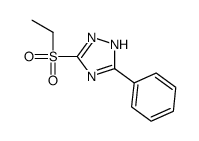 5-ethylsulfonyl-3-phenyl-1H-1,2,4-triazole结构式