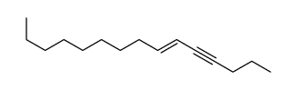 pentadec-6-en-4-yne Structure