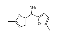 双(5-甲基呋喃-2-基)甲胺结构式