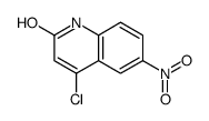 4-氯-6-硝基-2(1h)-喹啉酮结构式