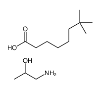 neodecanoic acid, compound with 1-aminopropan-2-ol (1:1)结构式