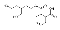 5-hydroxy-3-(hydroxymethyl)pentyl hydrogen cyclohex-4-ene-1,2-dicarboxylate Structure