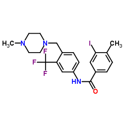 3-Iodo-4-methyl-N-(4-((4-methylpiperazin-1-yl)methyl)-3-(trifluoromethyl)phenyl)benzamide Structure