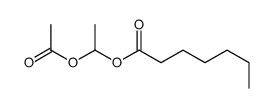 1-(ACETYLOXY)ETHYL HEPTANOATE Structure