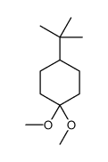 4-tert-butyl-1,1-dimethoxycyclohexane结构式