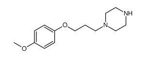 Piperazine, 1-[3-(4-methoxyphenoxy)propyl] Structure