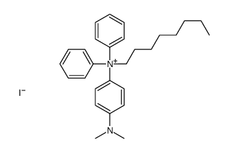 [4-(dimethylamino)phenyl]-octyl-diphenylazanium,iodide结构式