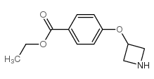 ethyl 4-(azetidin-3-yloxy)benzoate结构式